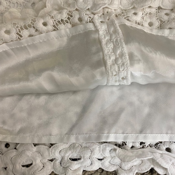 Lilly Pulitzer Sz 10 Dress Whitaker Resort White Truly Mini Daisy Lace - Picture 4 of 6